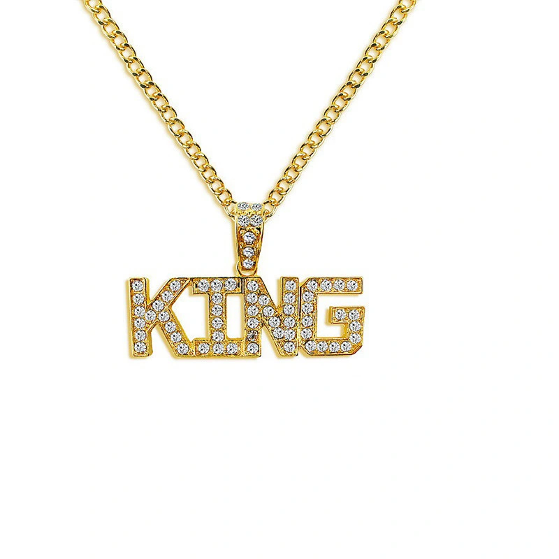 King letter men's Necklace