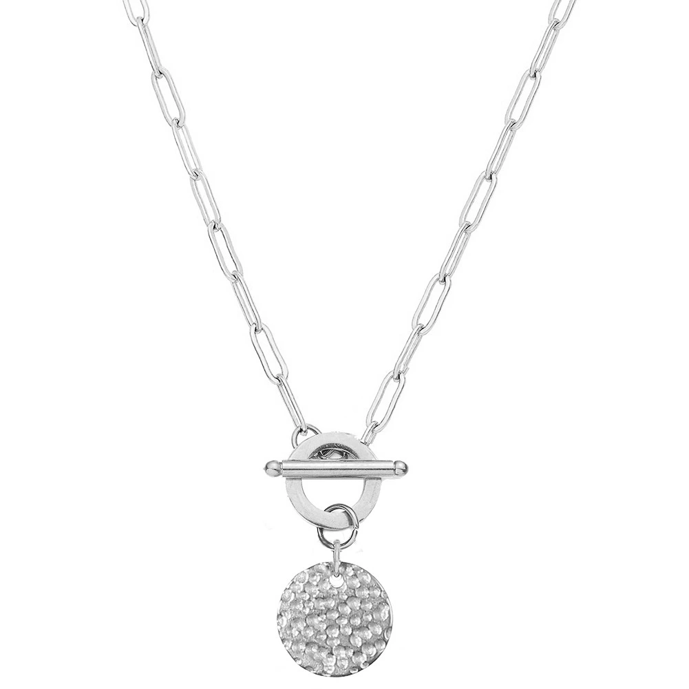Hip hop ins style stainless steel necklace