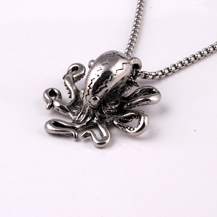 Retro Creative Domineering Octopus Necklace 