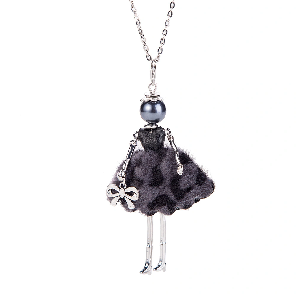 A New Fashion Korean Alloy Doll Necklace