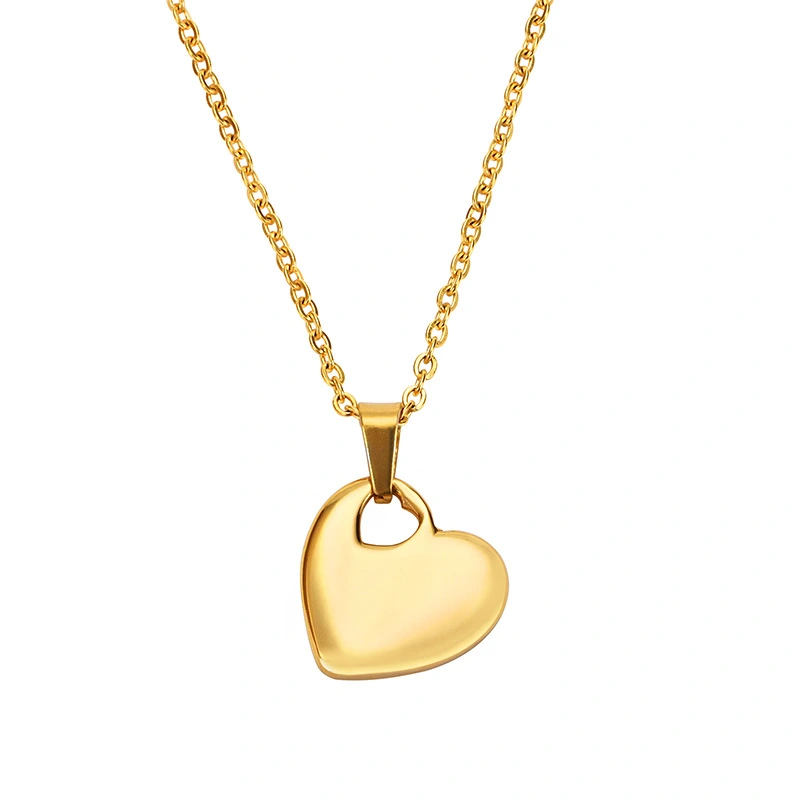 Fashion Small Fresh Heart Shaped Clavicle Chain Pendant