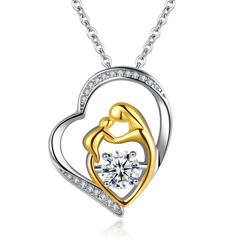 Love Zircon Mother's Day Pendant Necklace