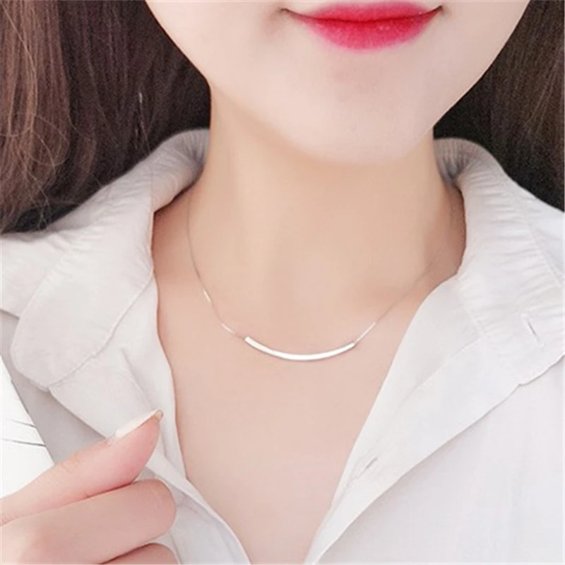 Simple Tmall Clavicle Chain Smile Necklace