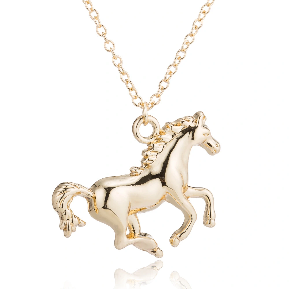 Running Horse Necklace Ladies Clavicle Chain