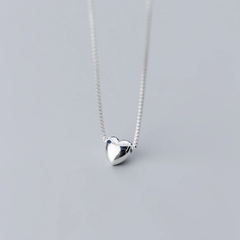 Simple Personality Fashion Fresh Girl Heart Temperament Elegant Love Necklace