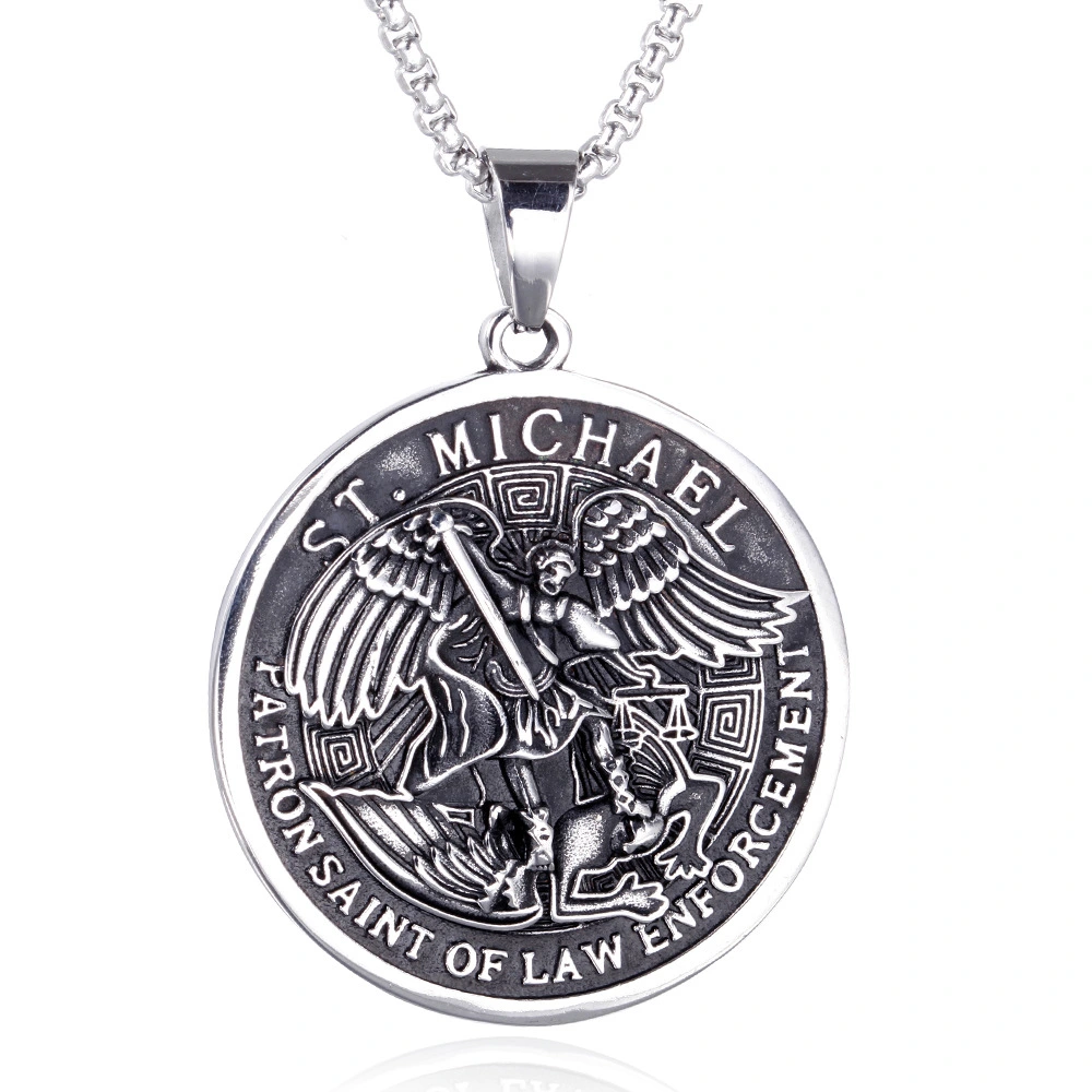 Vintage Zodiac Sun Titanium Steel Pendant