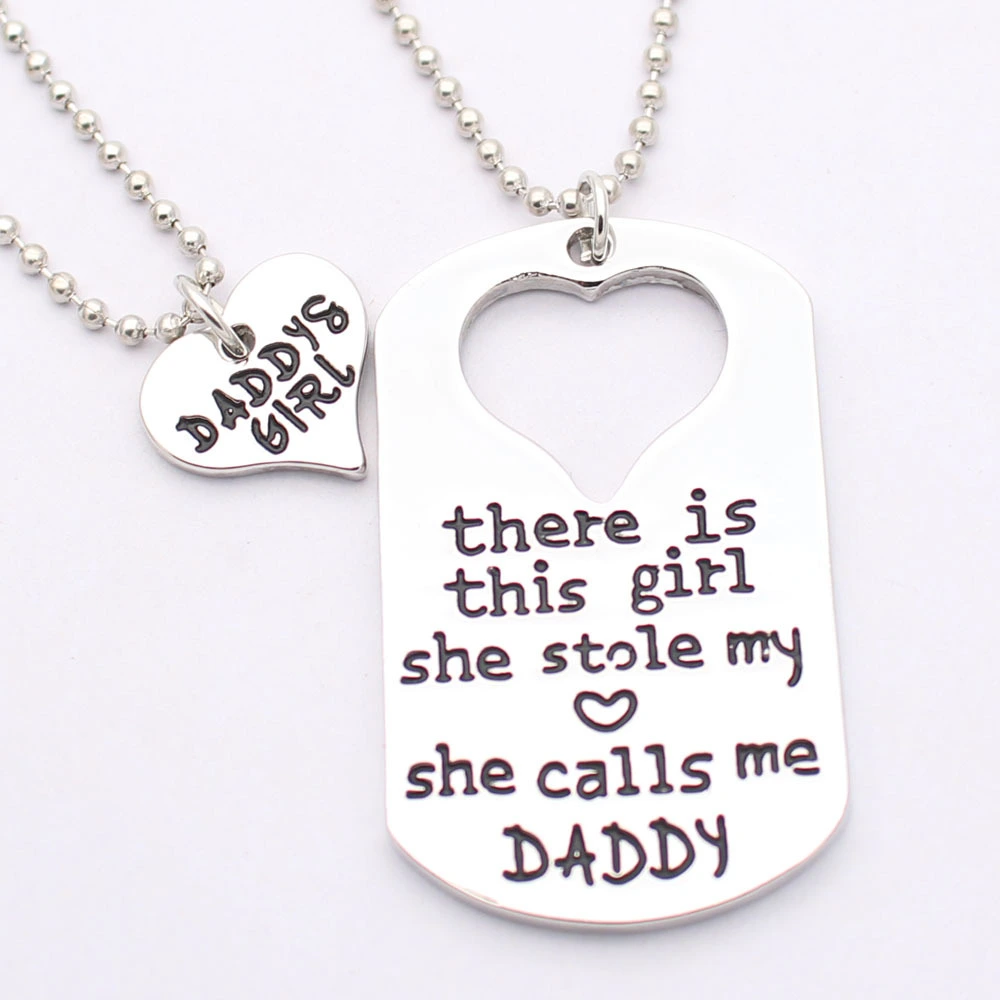 2015 New Arrive Fathers Day Jewelry Theres This Girl She Stole