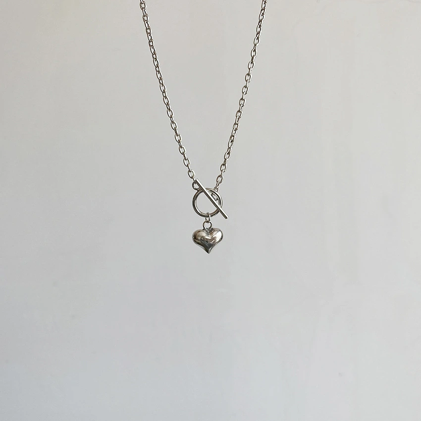 Sterling Silver Bang Bang Love Clavicle Chain Simple Cold Wind Trend Personality Necklace