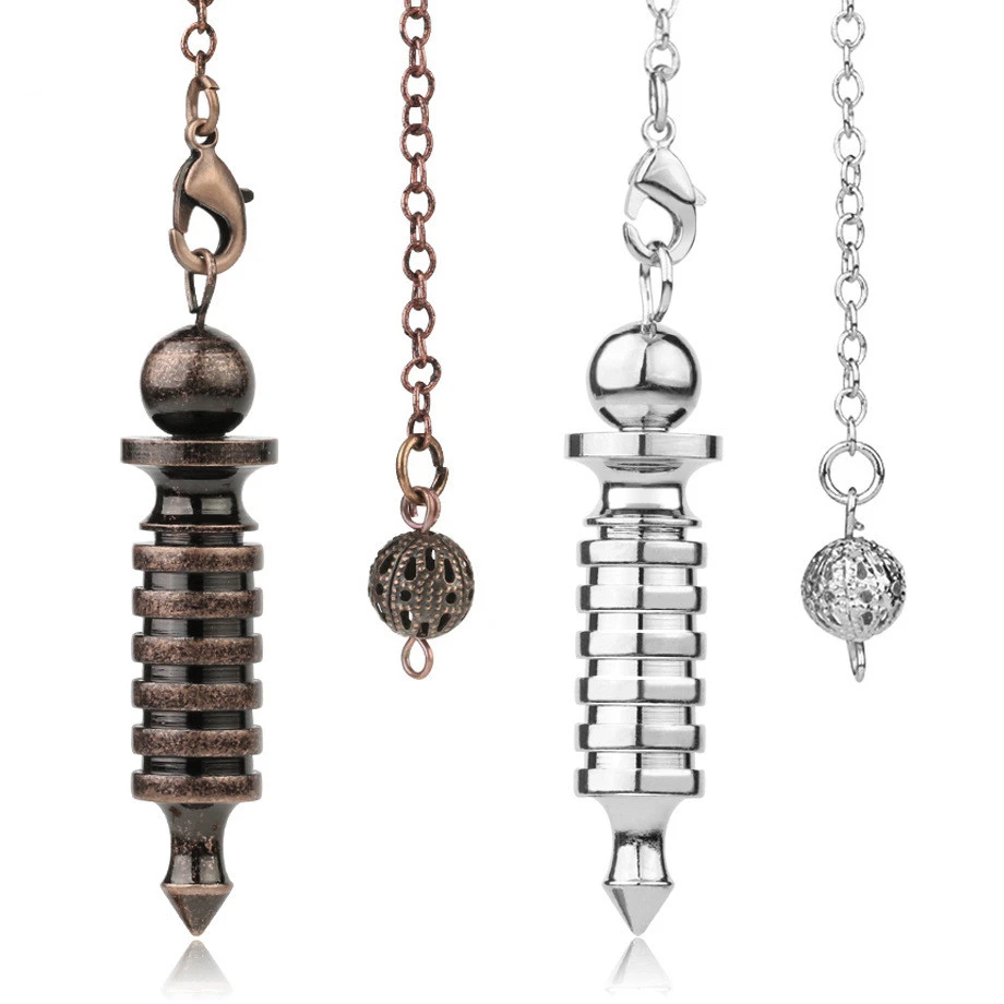 Metal Ornaments Can Be Detached Spiral Pendant