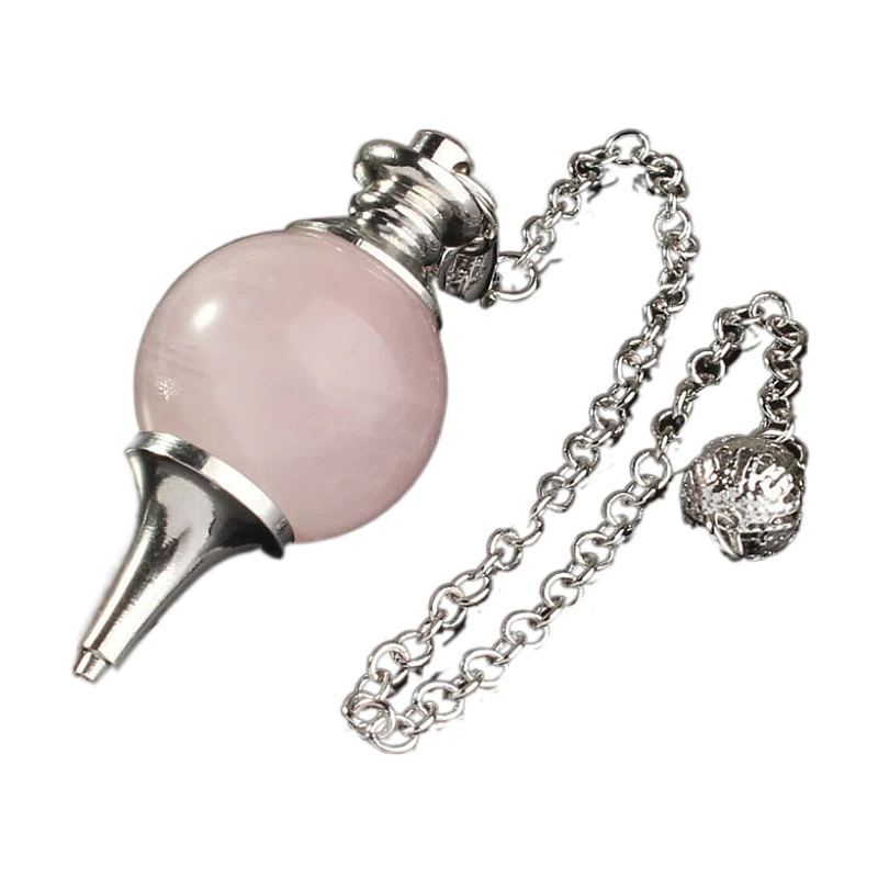 Cross-Border Foreign Trade Crystal Ball Pendant Spirit Pendulum Red Agate Pendant Necklace Female Ethnic Style Turquoise Necklace Spirit Pendulum