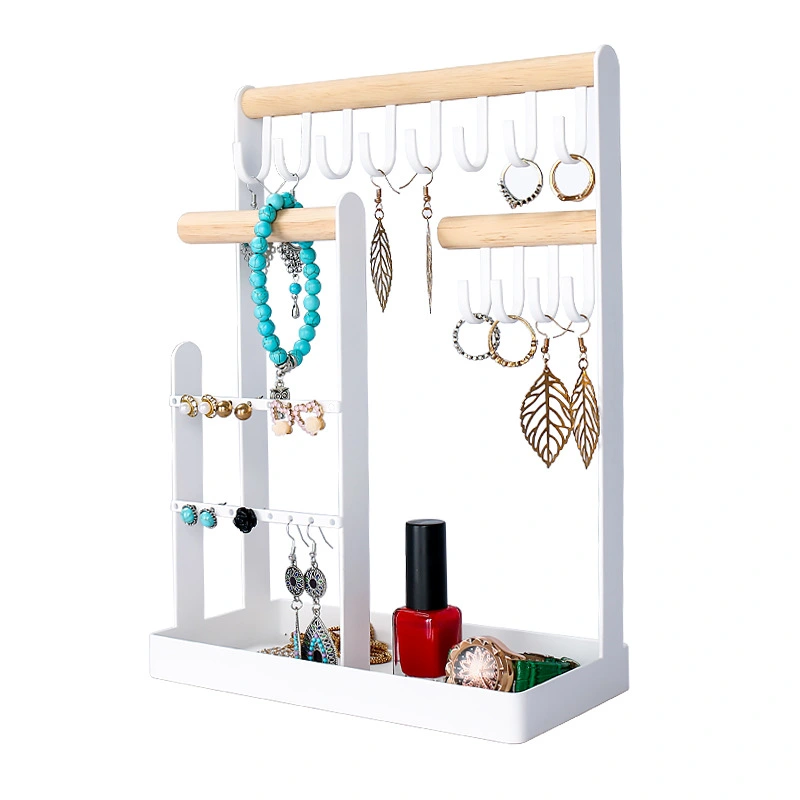 Cross-Border Source Nordic Ins Hook Jewelry Rack Jewelry Display Rack Wrought Iron Dressing Table Jewelry Storage Rack