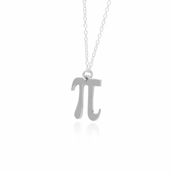 Mathematics Pi Science Knowledge Knowledge Logo Pendant Necklace