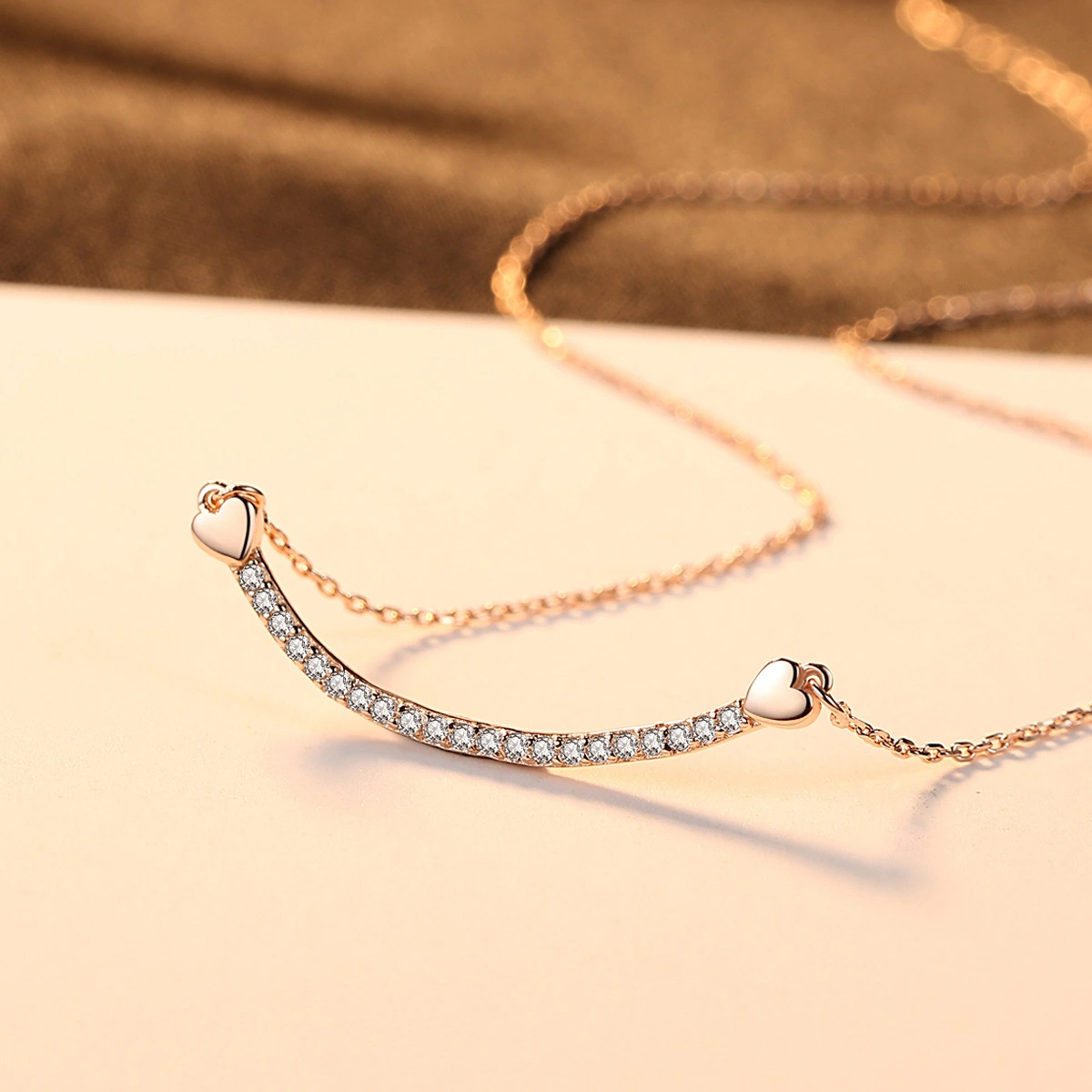 S925 Sterling Silver Necklace With 3A Zircon