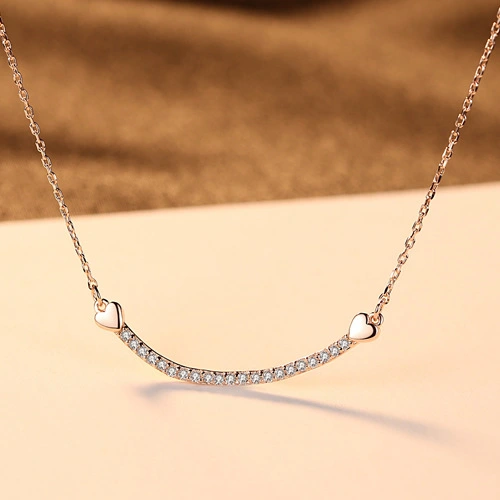S925 Sterling Silver Necklace With 3A Zircon