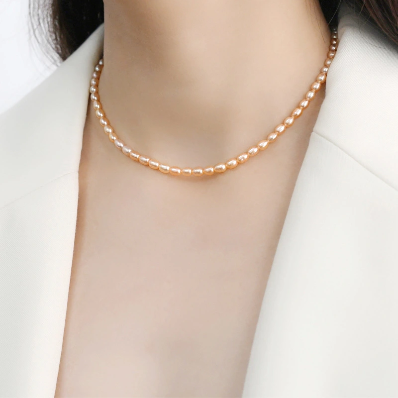 Retro Hong Kong Style Simple Pearl Necklace