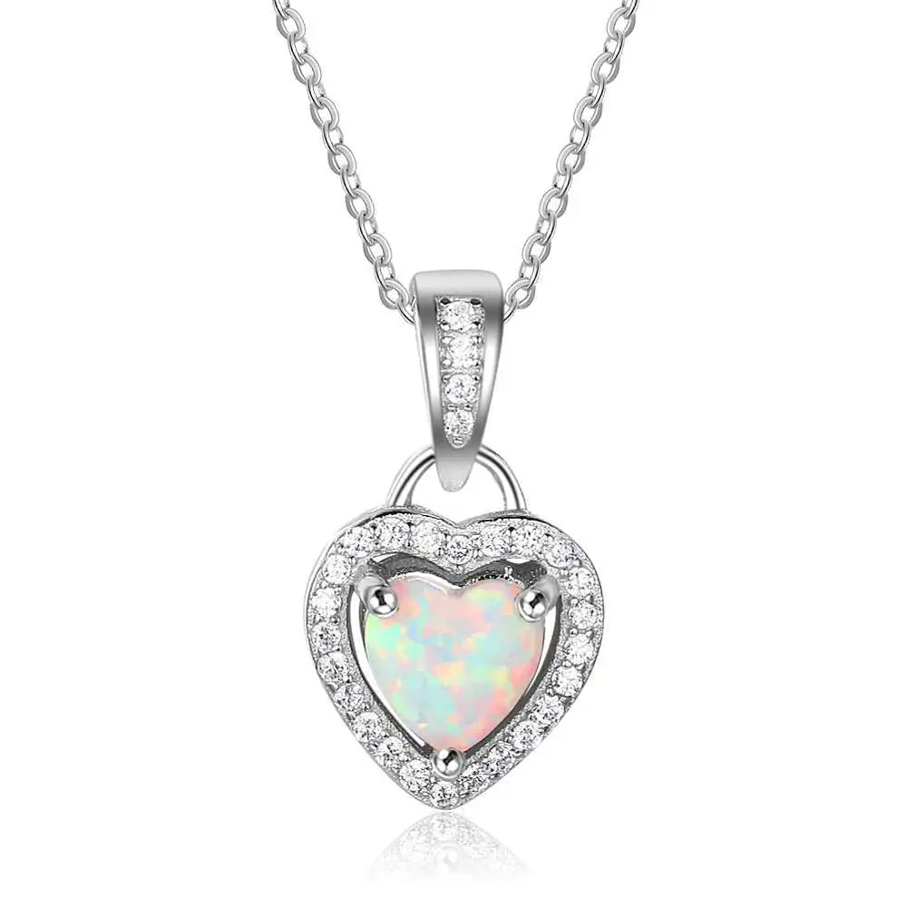 Explosive OPAL Opal Colored Stone Necklace Diamond Western European Necklace