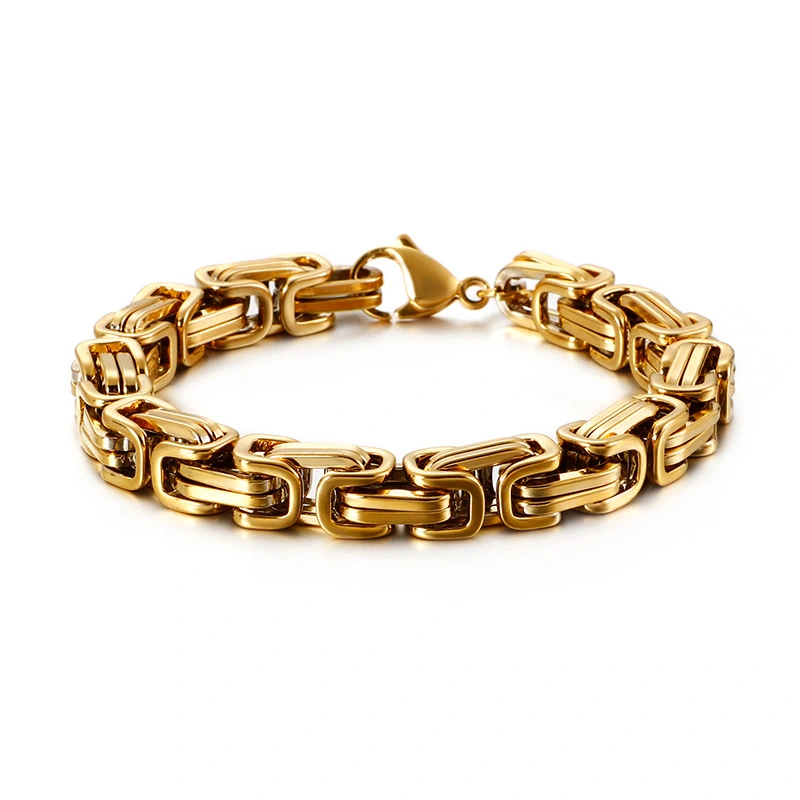 Gold Stainless Steel Byzantine