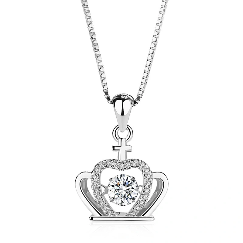 S925 Sterling Silver Necklace Female Pendant Clavicle Chain