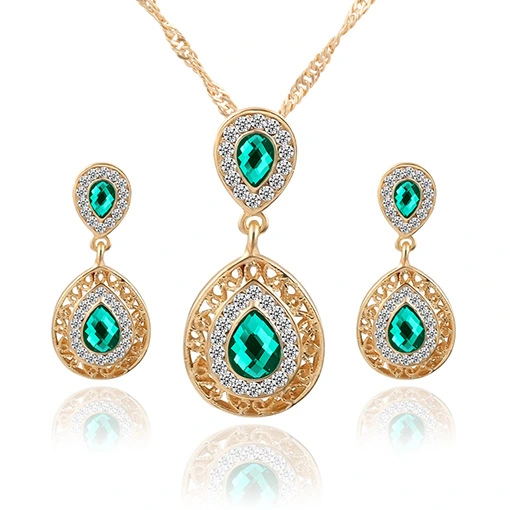 Combination Crystal Earrings Drop Pendant