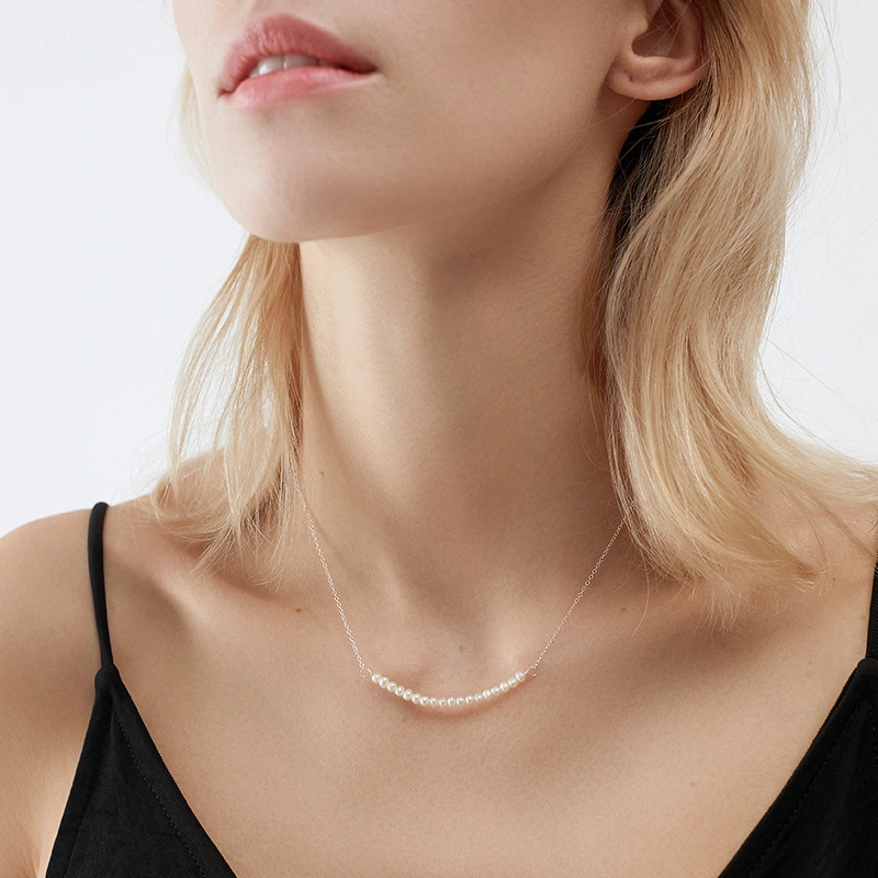 Freshwater Pearl Necklace Female Clavicle Chain