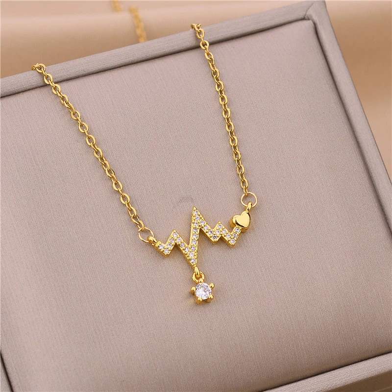 Women's Temperament All-match Clavicle Chain Micro Inlay