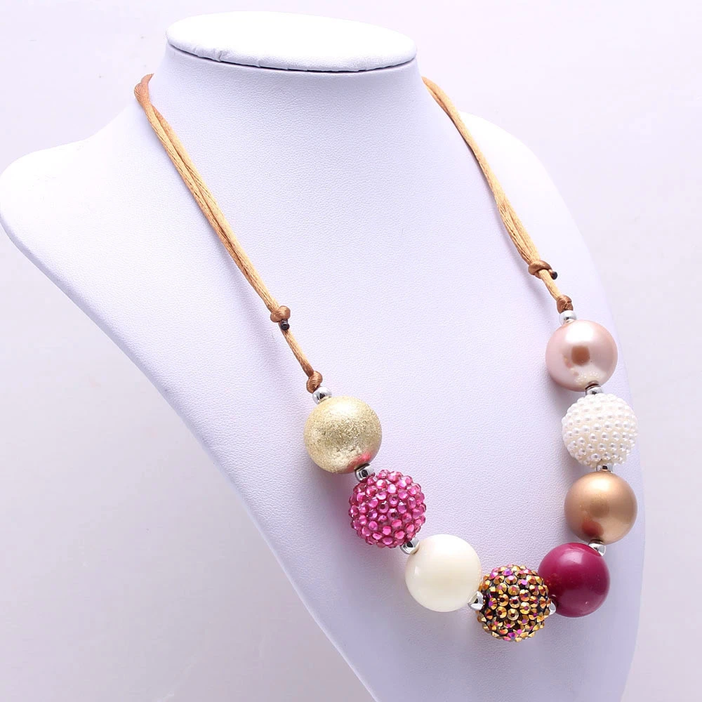 Foreign Trade Hot Sale Adjustable DIY European And American Children's Beaded Necklace