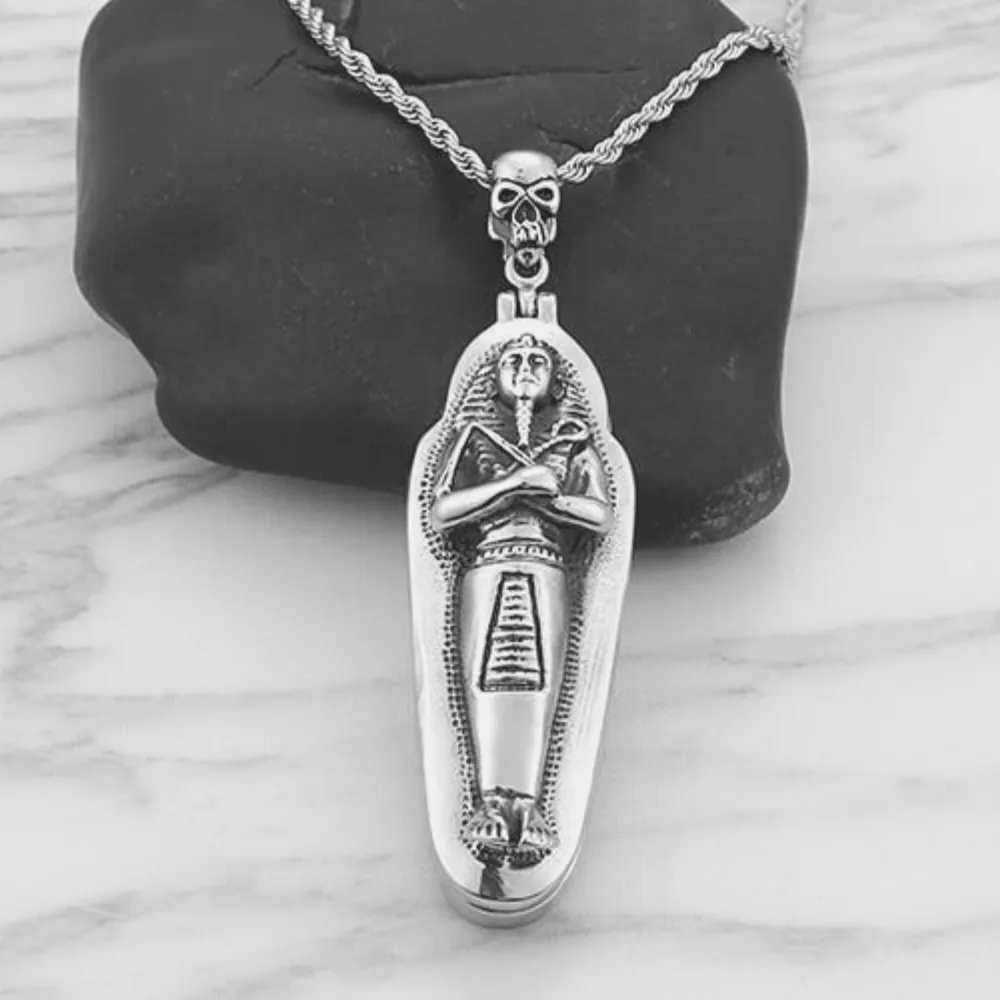 Men's Stainless Steel Mummy Return Pendant