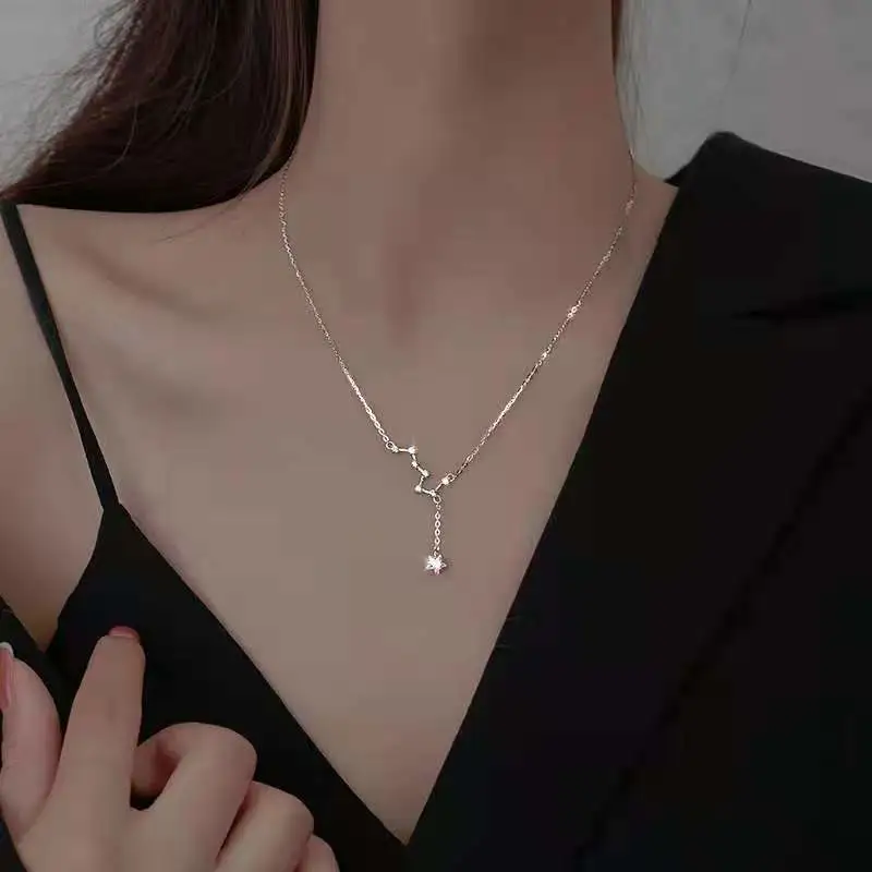 Small Design Sense Temperament Tassel Exquisite Clavicle Chain