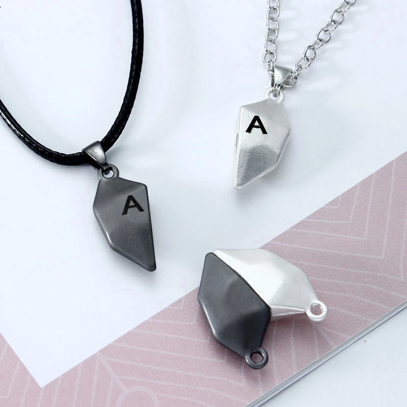 Love Necklace Wishing Stone Couple Pendant