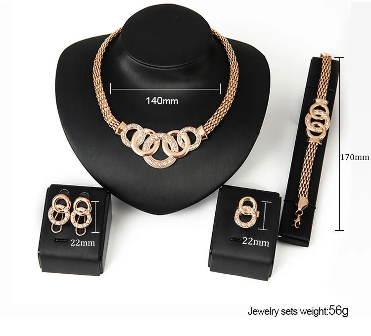 Four-piece Set Of 18K Gold Jewelry