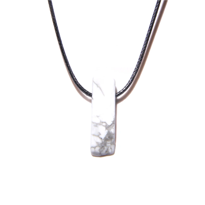 Irregular Flat Tube Pendant Clavicle Chain