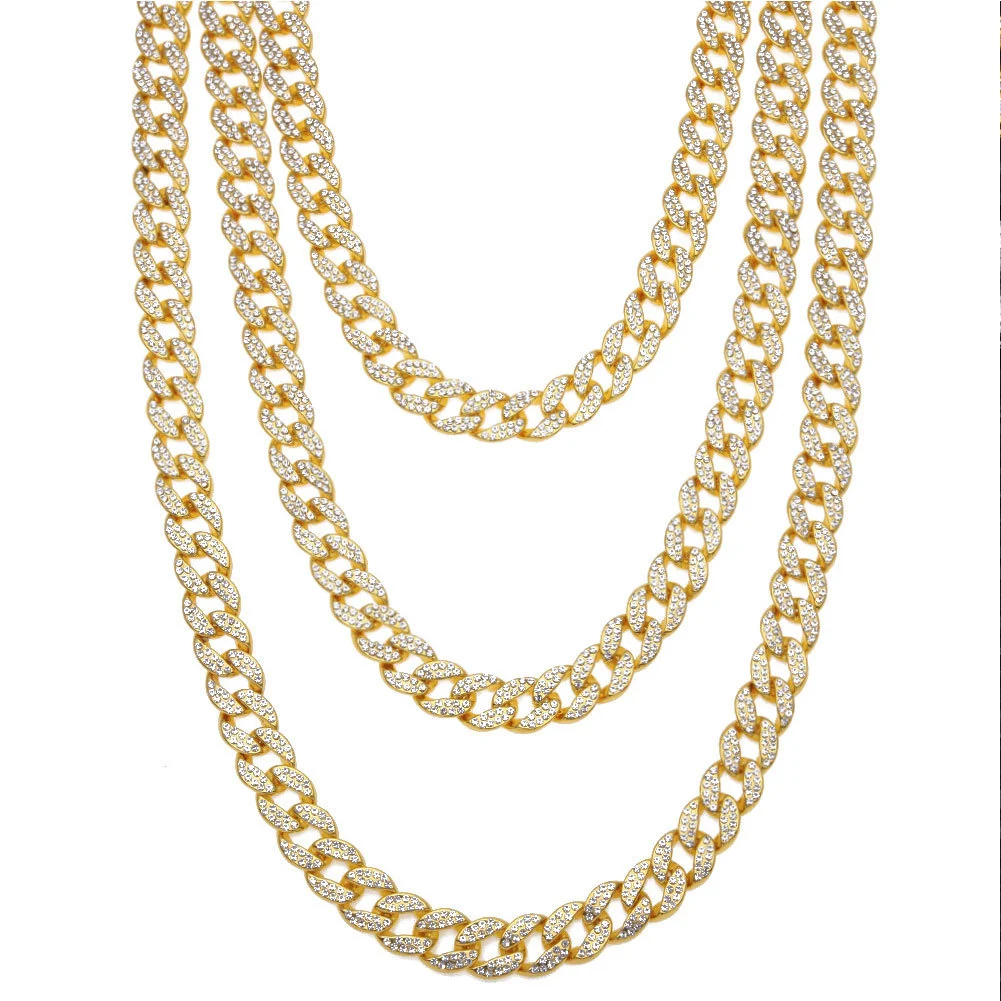 Punk Style Cuban Chain Single-layer Necklace