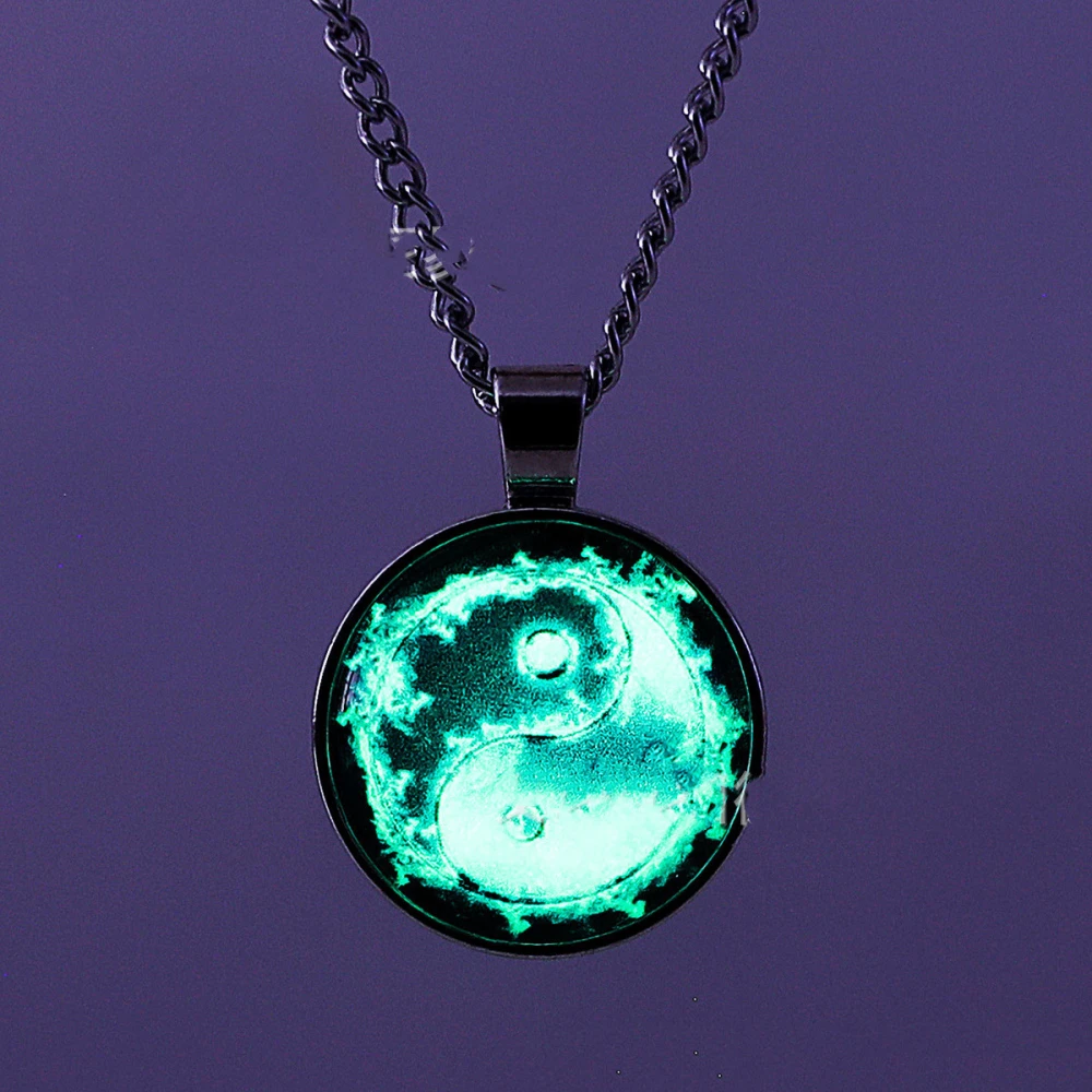 A Variety Of Yin And Yang Elements Can Be Illuminated Pendant Stainless Steel Jewelry