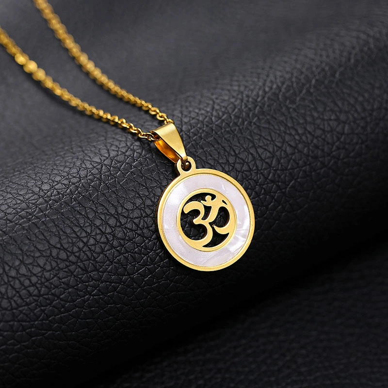 Fashion Stainless Steel Yoga Outdoor Sports Necklace