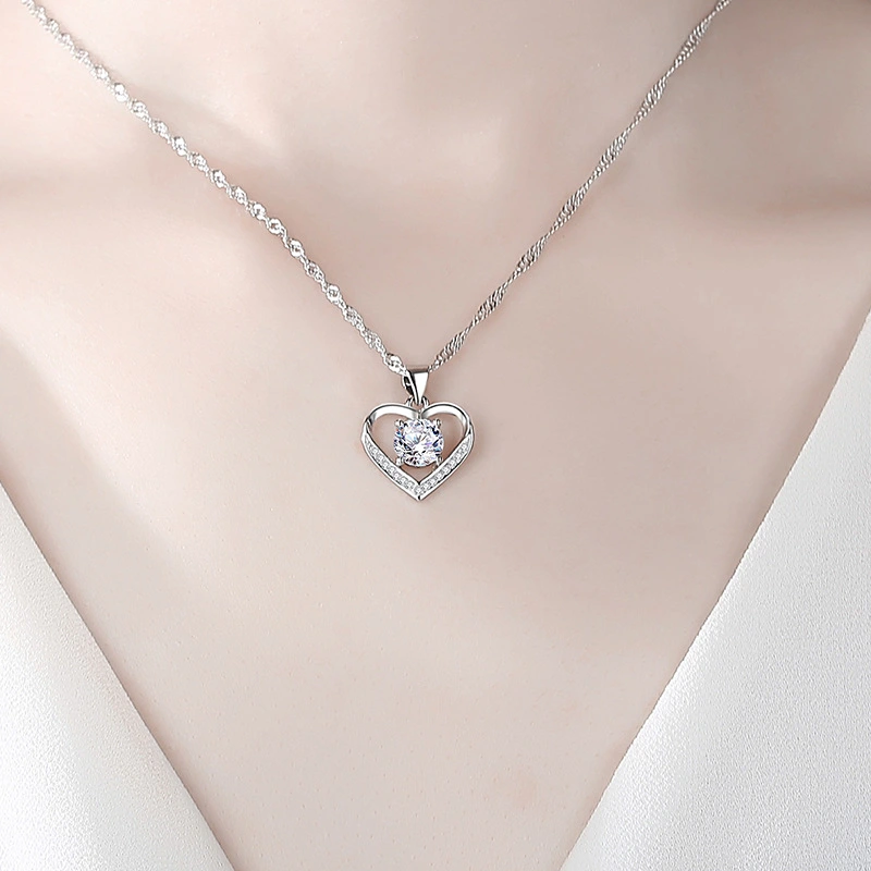 Fashionable Eternal Love Girl Necklace Pendant