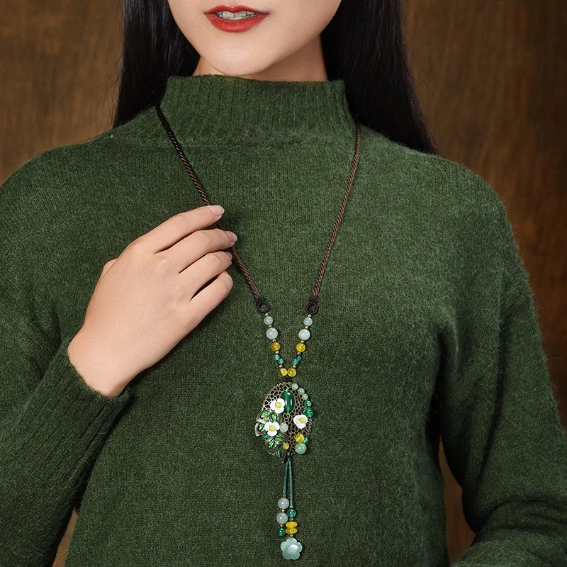 Ancient Tree Thousand Vine Ethnic Style Sweater Chain