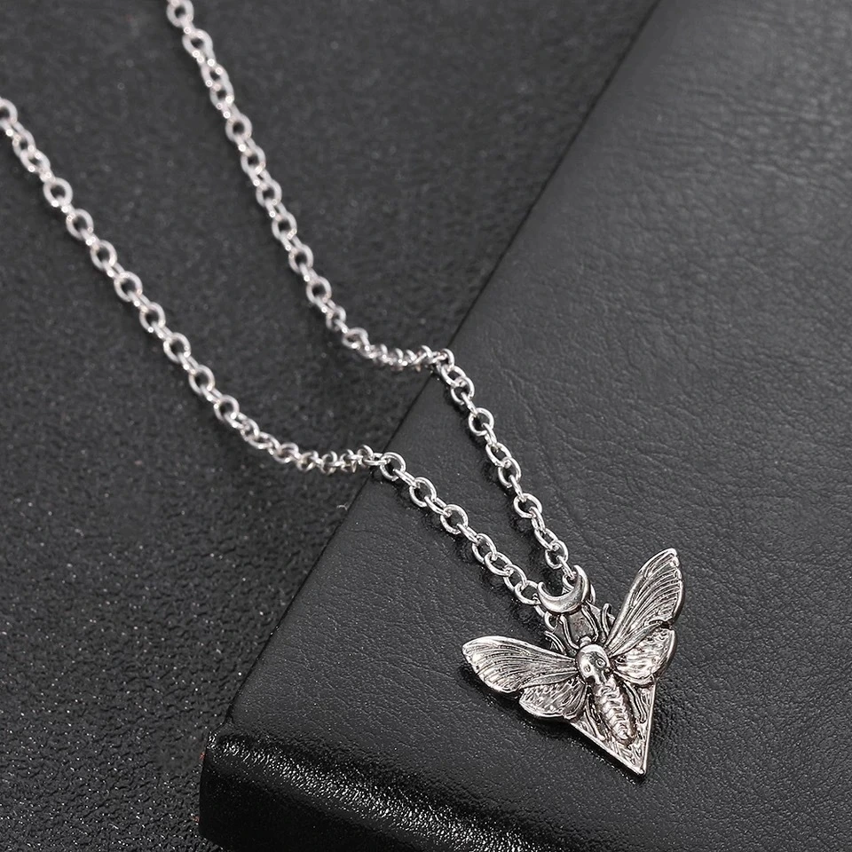 Vintage Metal Angel Insect Clavicle Chain