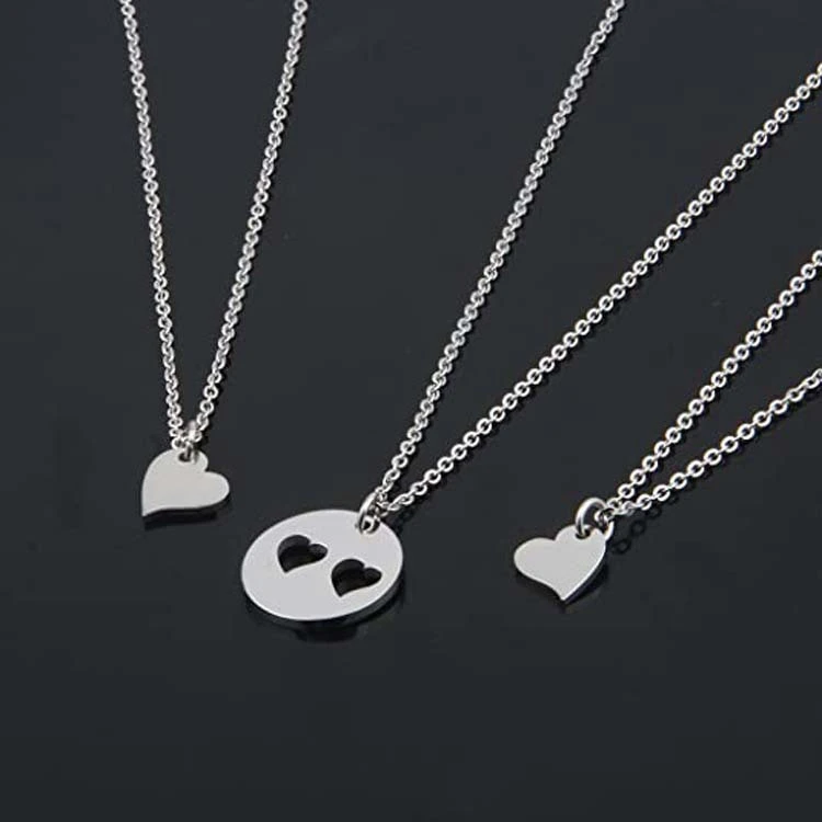 Popular Stainless Steel Heart Shaped Necklace