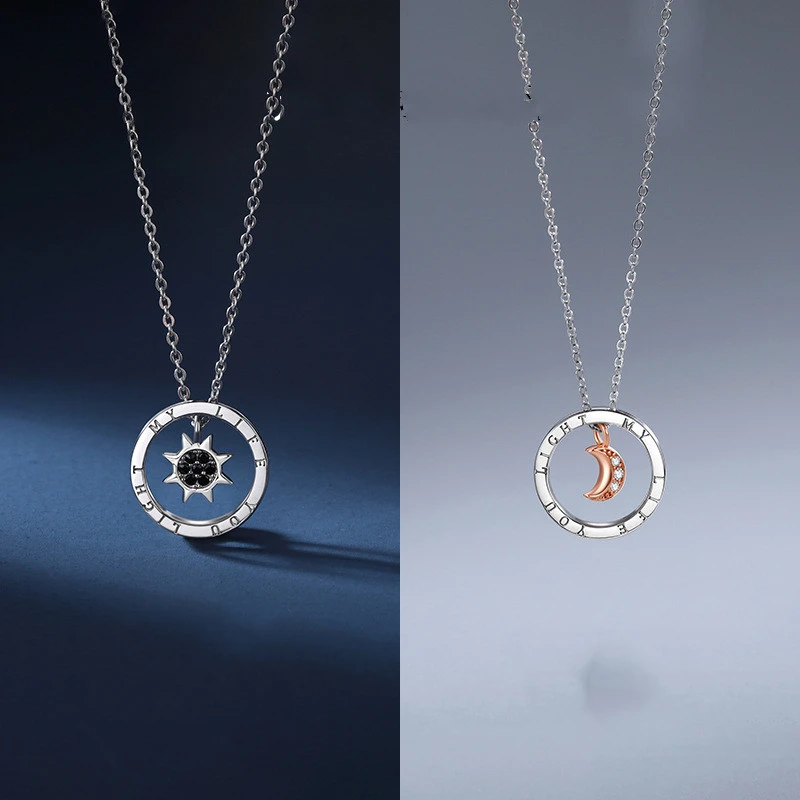 Men's And Women's Light Luxury Niche Couple Necklace