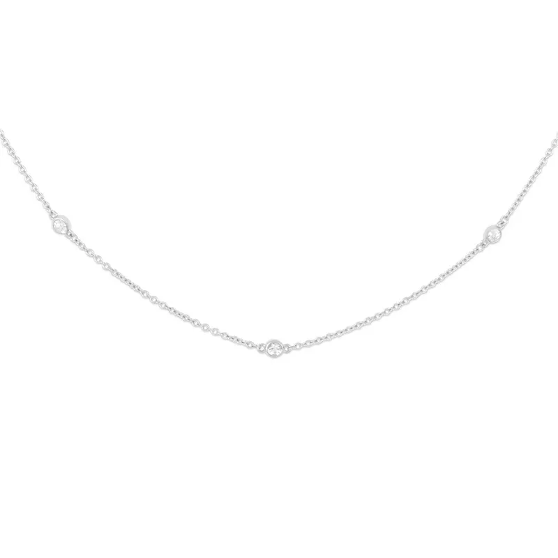 Clavicle Necklace Simple Fashion INS Wind Diamond Clavicle Necklace