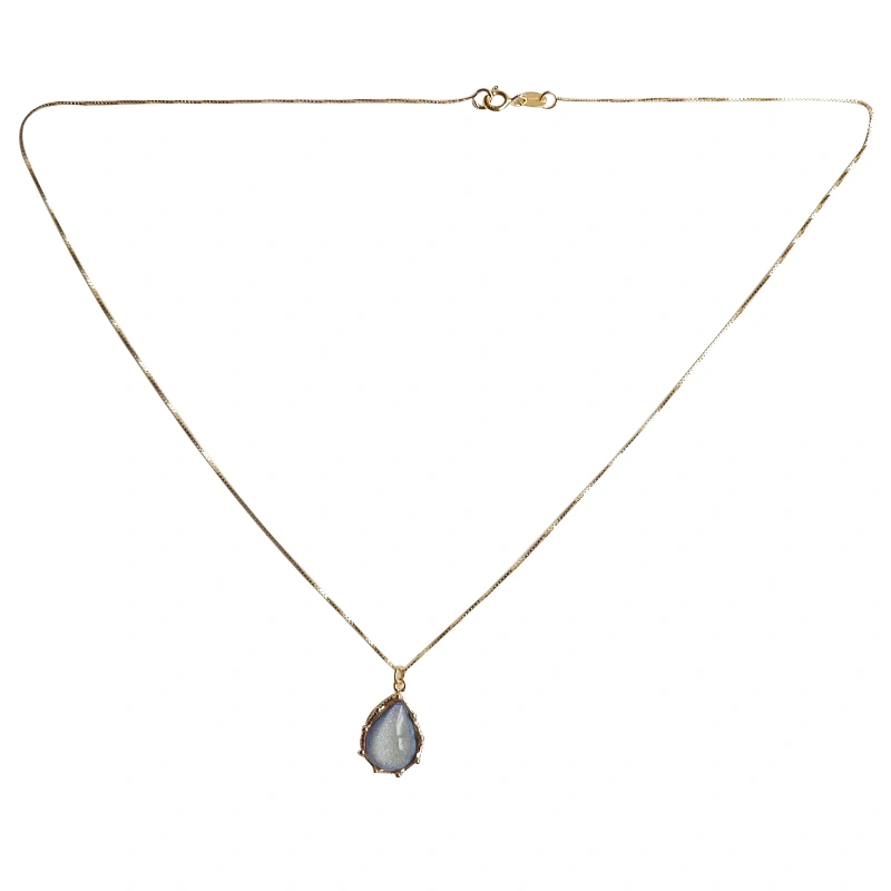 Drop-shaped ultra-fine necklace clavicle chain