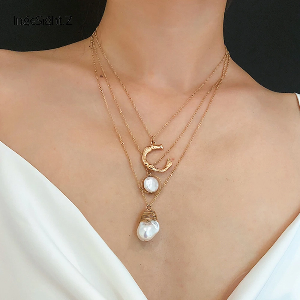 Tassel Multilayer Female Sun Moon Star Pendant Clavicle Chain