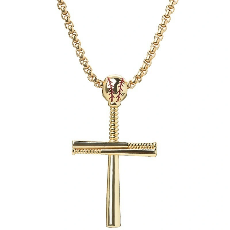 Baseball Cross Necklace