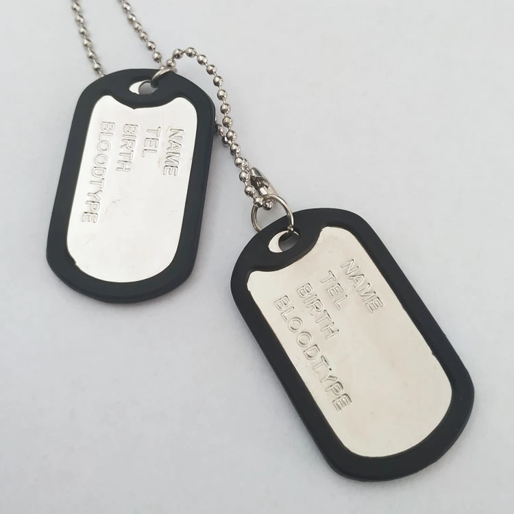 Stainless steel dog brand titanium steel army brand
