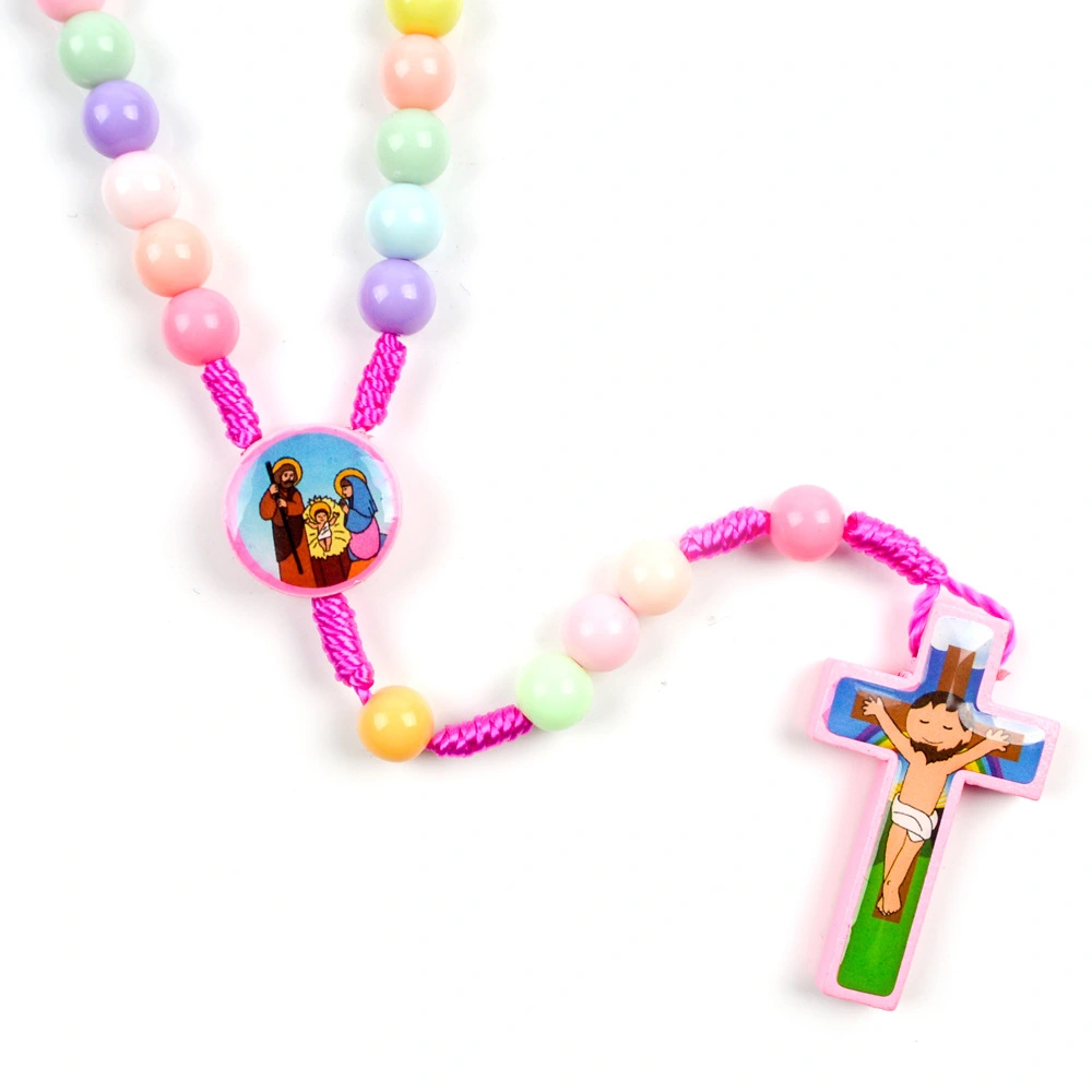 Color acrylic children's necklace pendant