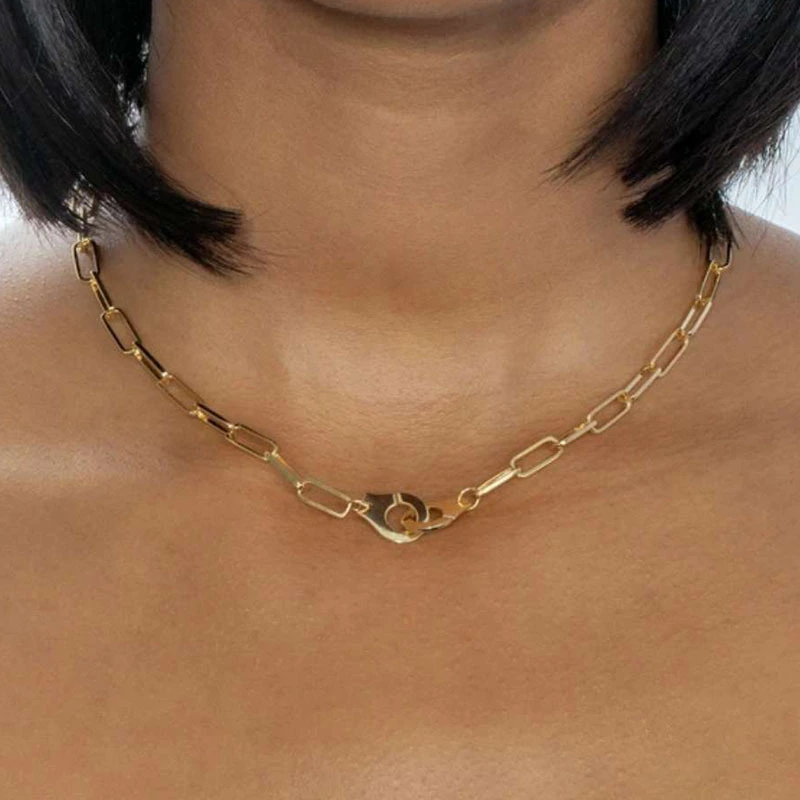 Ins cool wind clavicle chain hip-hop cuffs brandy