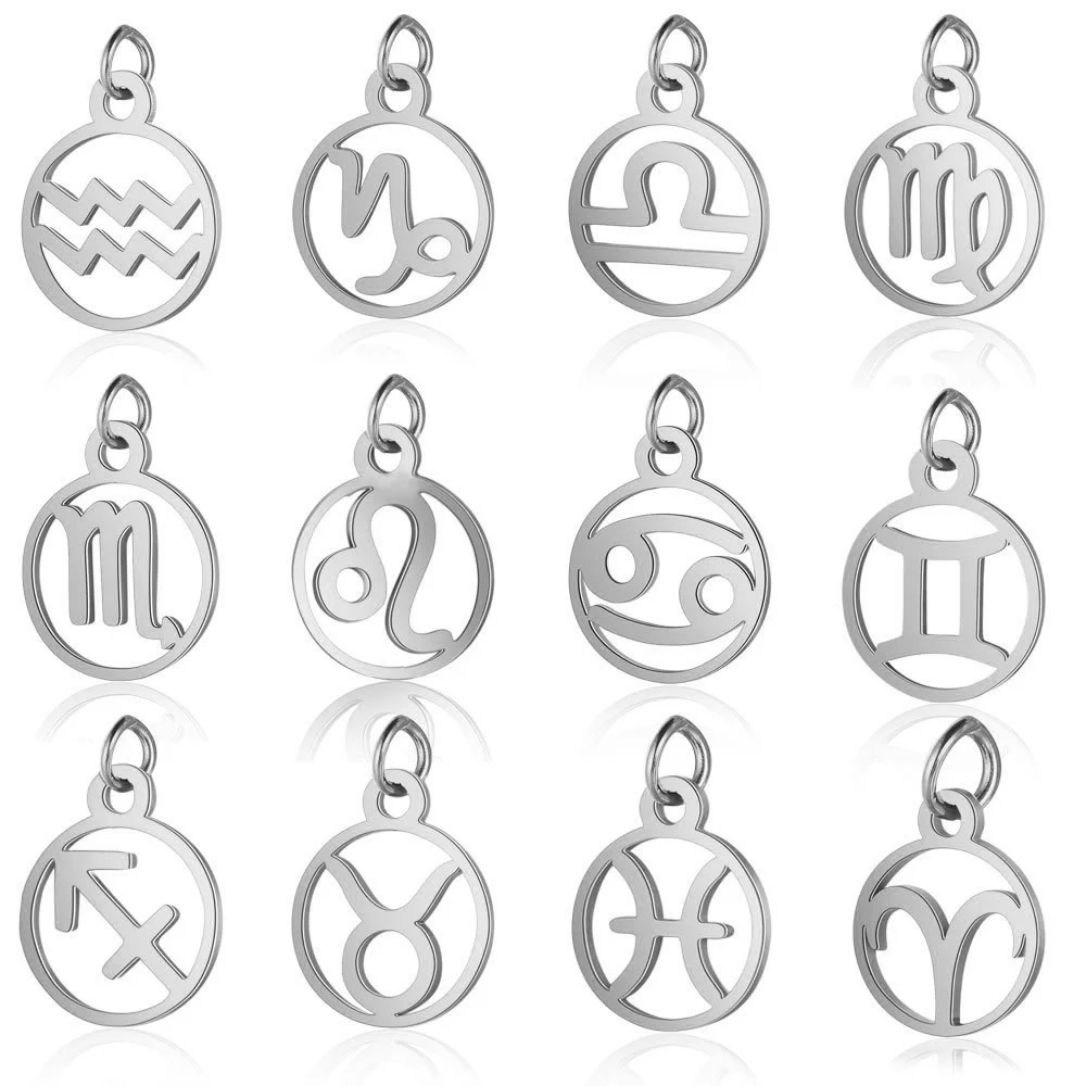 Twelve zodiac pendants