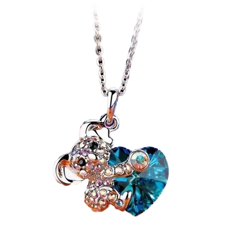 European and American Koala Pendant Necklace Women