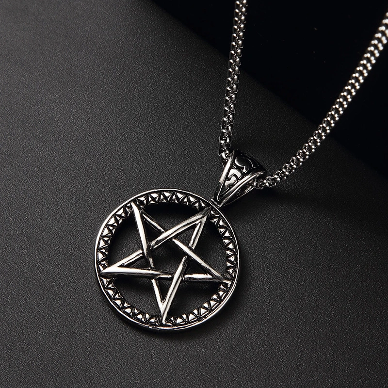 Personalized pentagram pendant