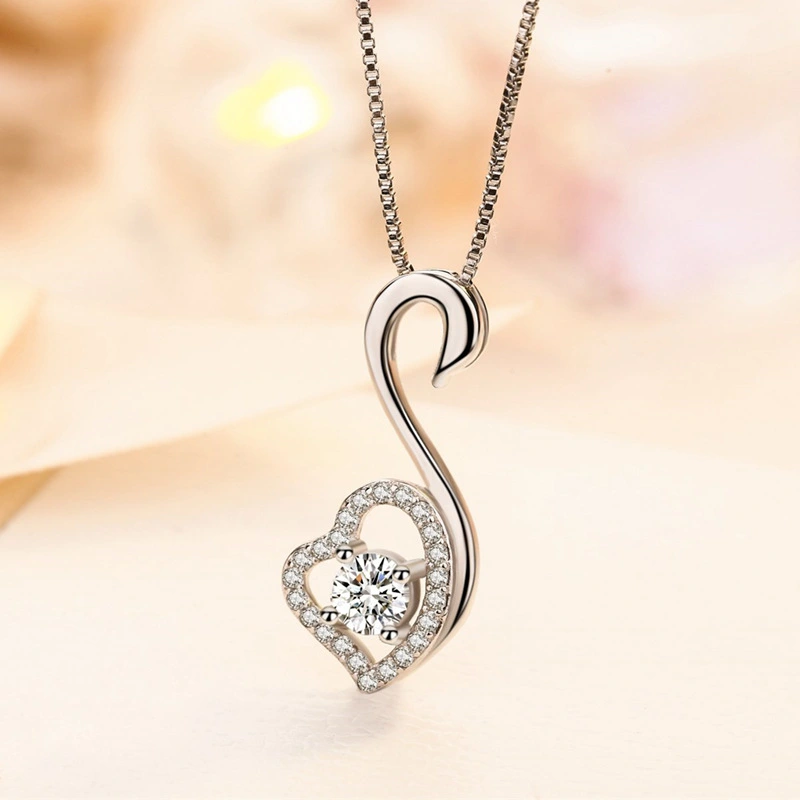 Ladies swan necklace